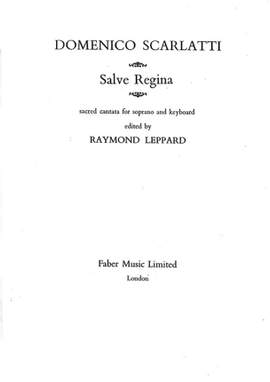 Scarlatti, Domenico: Salve Regina (soprano and keyboard)