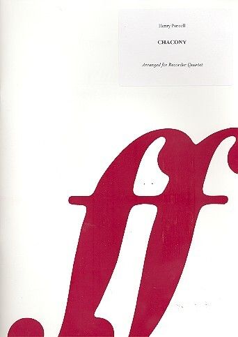 Purcell, Henry: Chacony (recorders)