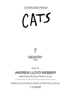 Lloyd Webber, Andrew: Memory. SSA accompanied