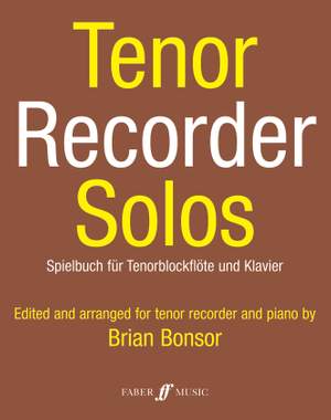 Bonsor, Brian: Tenor Recorder Solos (recorder & piano)