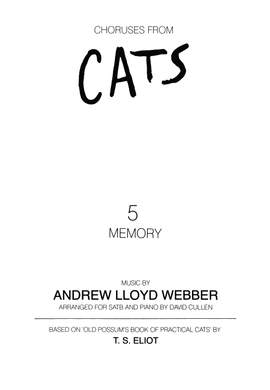 Lloyd Webber, Andrew: Memory. SATB accompanied