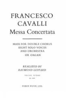 Cavalli, Francesco: Messa Concertata (vocal score)