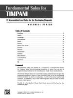 Fundamental Solos for Timpani Product Image