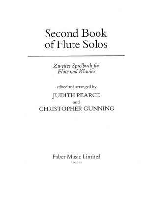 Pearce, J: Second Book of Flute Solos (flute part)