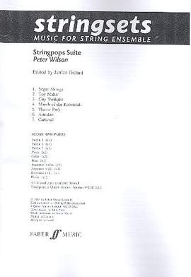 Wilson, Peter: Stringpops Suite. Stringsets (sc & pts)