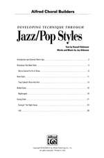 Jay Althouse/Russell L. Robinson: Developing Technique Through Jazz/Pop Styles SATB Product Image