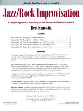 Alfred's Basic Jazz/Rock Course: Improvisation, Level 2
