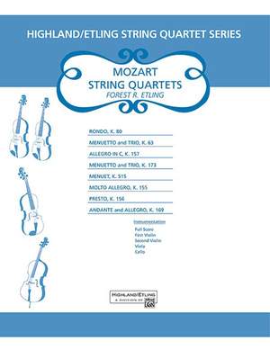 Wolfgang Amadeus Mozart: Mozart String Quartets