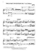 Johann Sebastian Bach: 2-part Invention #7 in E minor Product Image