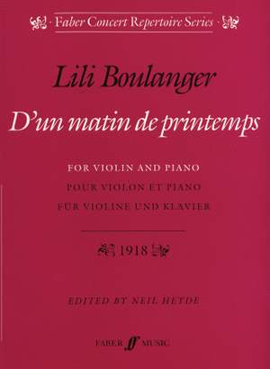 Lili Boulanger: D'un Matin de Printemps