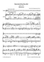 Tchaikovsky, Peter Ilyich: Souvenir d'un lieu cher (violin & piano) Product Image