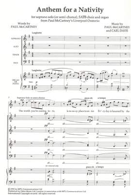 Paul McCartney: Anthem for a Nativity.