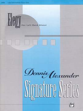 Dennis Alexander: Elegy (for left hand alone)