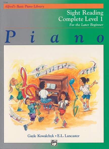 Alfred's Basic Piano Course: Sight Reading Book Complete Level 1 (1A/1B)