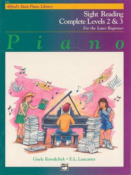 Alfred's Basic Piano Course: Sight Reading Book Complete Level 2 & 3