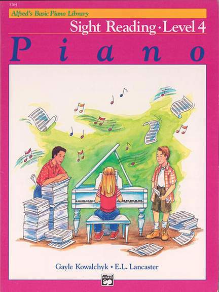 Alfred's Basic Piano Course: Sight Reading Book 4