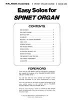 Easy Solos for Spinet Organ, Book 1 Product Image