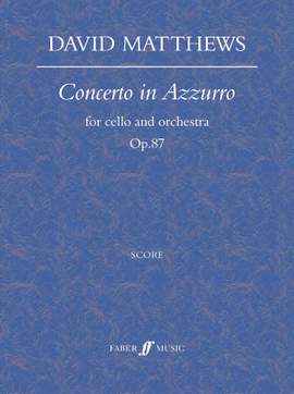 Matthews, David: Concerto in Azzurro (score)