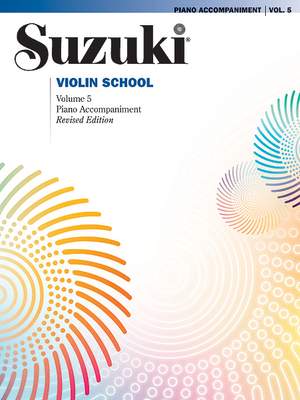 Suzuki Violin School Piano Acc., Volume 5 (Revised)