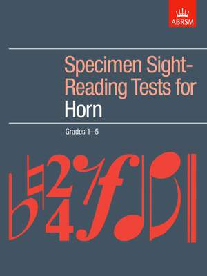 Specimen Sight-Reading Tests for Horn, Grades 1-5 [CLEARANCE]