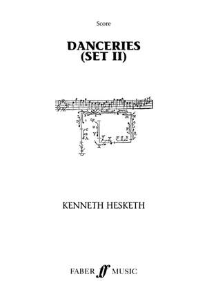 Hesketh, Kenneth: Danceries. Set II (wind band score)