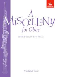 Book I Paperback; Rose Michael A Miscellany for Oboe Pieces & Studies 