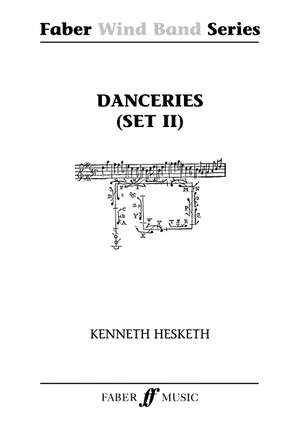 Hesketh, Kenneth: Danceries. Set II (wind band score & pts