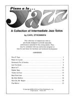Carl Strommen: Piano a la Jazz: Intermediate Product Image