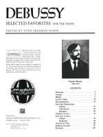 Claude Debussy: Selected Favorites Product Image