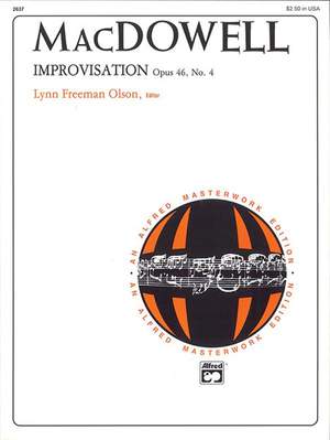 Edward MacDowell: Improvisation, Op. 46, No. 4