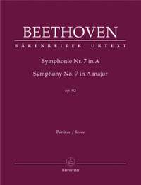 Beethoven: Symphony No.7 in A, Op.92 (Urtext) (ed. Del Mar)