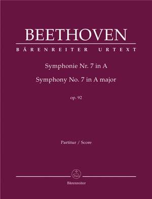 Beethoven, L van: Symphony No.7 in A, Op.92 (Urtext) (ed. Del Mar)