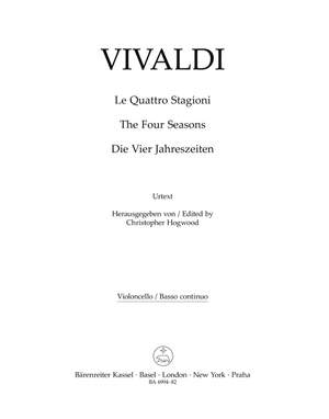 Vivaldi, A: Four Seasons, The (Urtext) (ed. Hogwood)