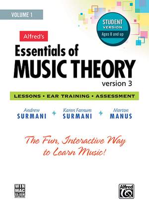 Alfred's Essentials of Music Theory: Software, Version 3 CD-ROM Student Version, Volume 1