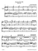 Bach, JS: Concerto for Keyboard No.6 in F (BWV 1057) (Urtext) Product Image