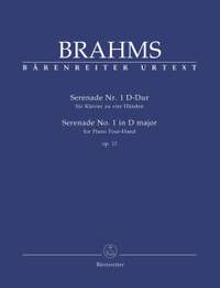 Brahms, J: Serenade No.1 in D major, Op.11 (Urtext)