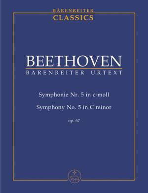 Beethoven, L van: Symphony No.5 in C minor, Op.67 (Urtext) (ed. Del Mar)
