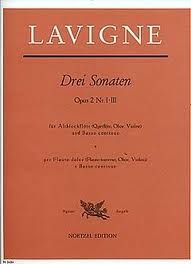 Lavigne, P: Sonatas Op.2 (Cello ad lib.)