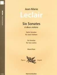 Leclair, J: 6 Sonatas Op.3