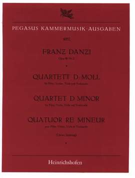 Danzi, Franz: Quartet in D min Op.56/2 (Fl,Vln,Vla,Vc)