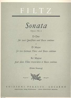 Filtz: Sonata Op.2 No.4 for 2 recorders & piano
