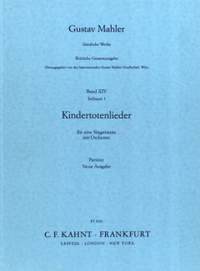 Mahler, G: Kindertotenlieder
