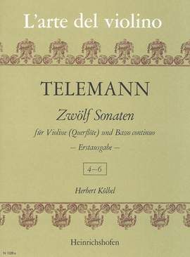 Telemann: 12 Sonaten fur Violine (Querflote) und Basso Continuo (Book 2)