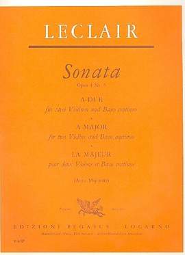 Leclair: Sonate A Op.4/6