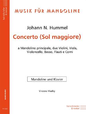 Hummel, Johann Nepomuk: Mandolin Concerto in G