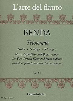 Benda, F: Trio Sonata in G major