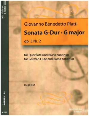 Platti: Flute Sonata in G major, Op.3/2