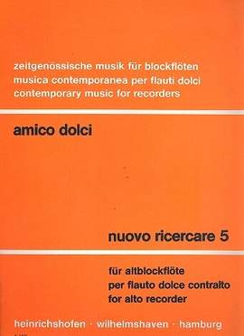 Dolci, Amico: Nuovo Ricercare 5 for treble recorder