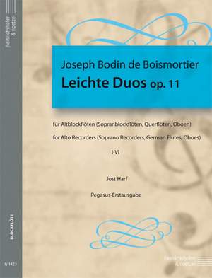 Boismortier, J: 6 Easy Duos Op.11 Nos.1-6