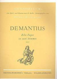 Demantius: 10 Two-Part Fugues
